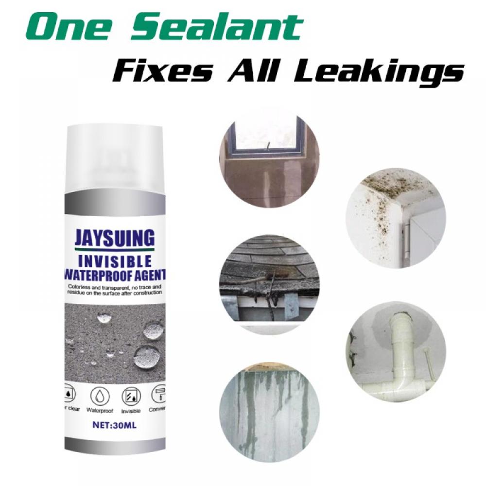 100ml Waterproof Spray, Heavy Sealant Spray Permeable Invisible Waterproof  Agent For Bathroom Tile Waterproof, Leak-trapping Repair For Roof And  Exterior Wall 
